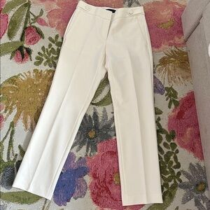 Ann Taylor Petite Curvy Fit Straight Leg Trouser Pants